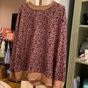 Leopard pull over size XL: NEW